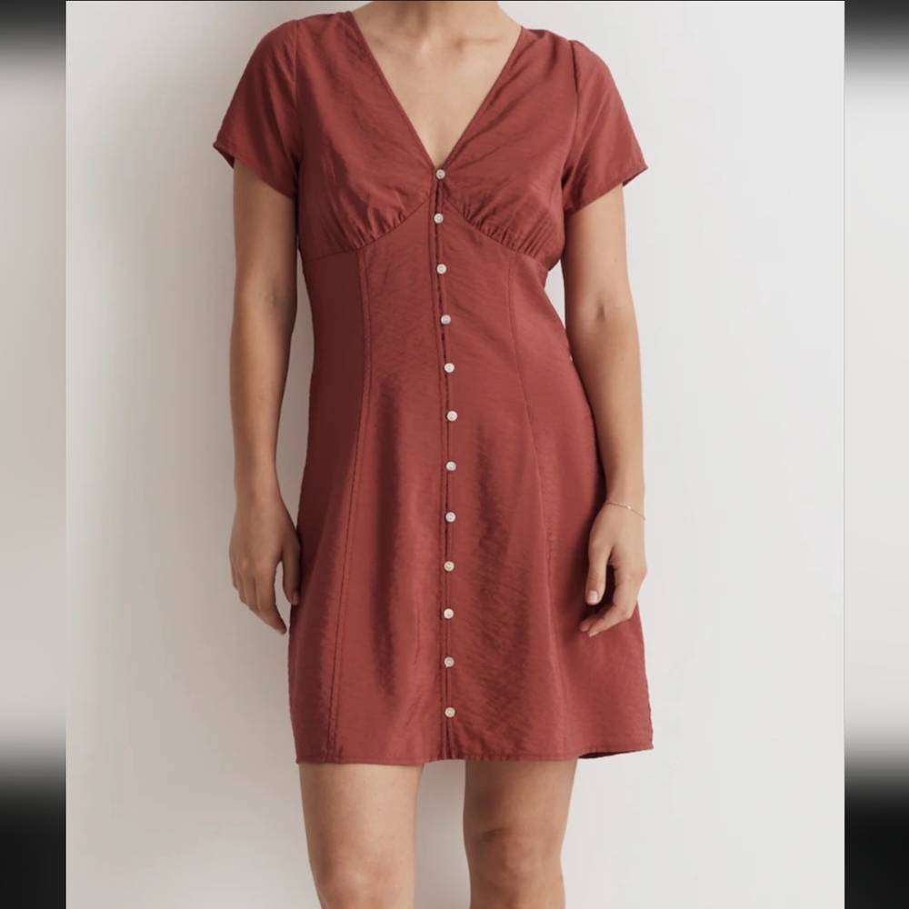 Madewell Rust Mini Dress